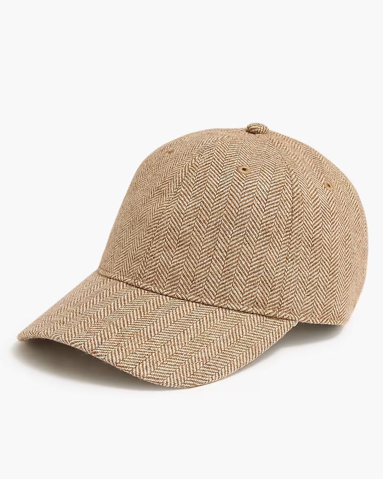 Herringbone baseball hat | J.Crew Factory