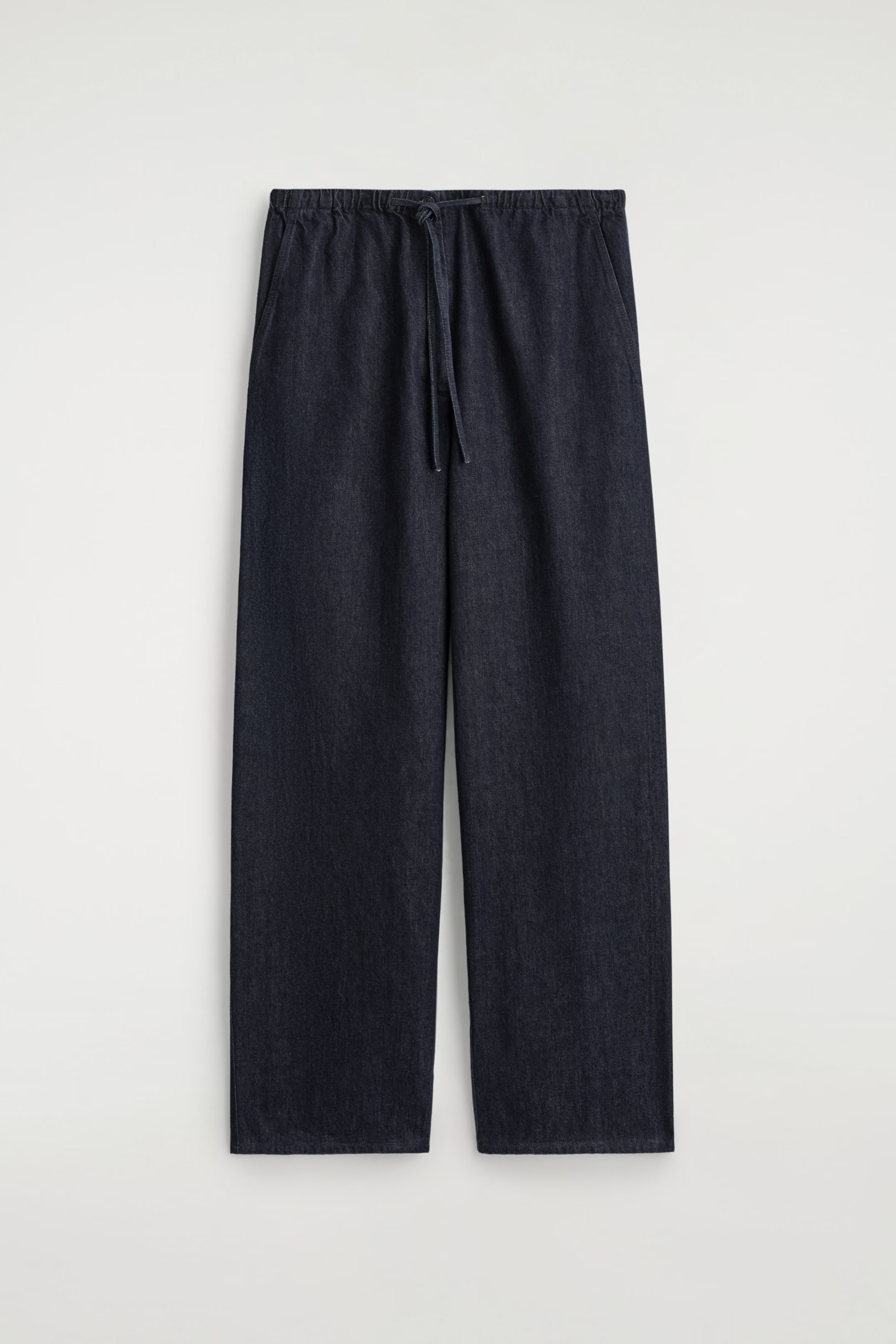 DRAWSTRING DENIM TROUSERS - INDIGO | COS IE | COS (EU)