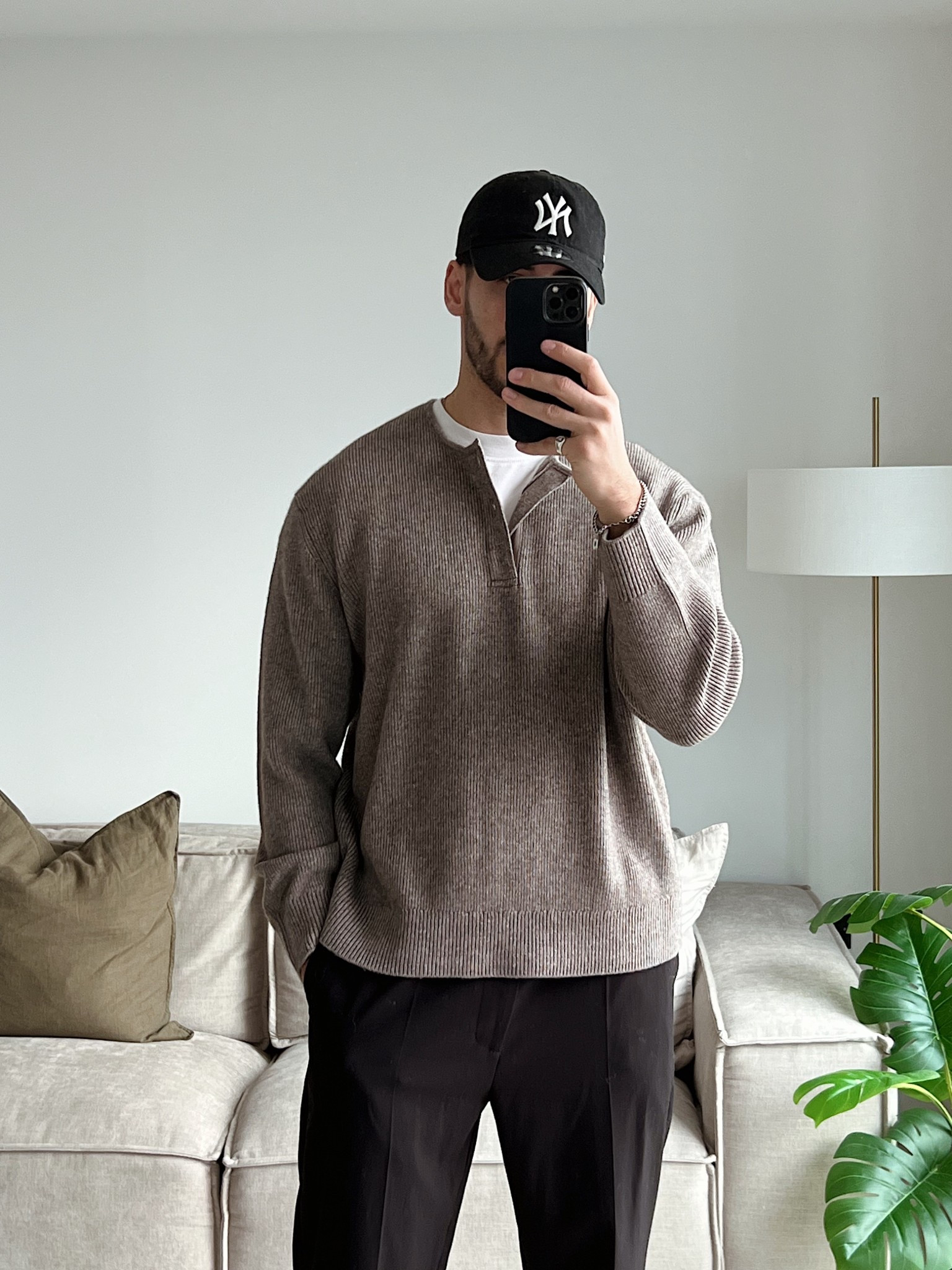 Cos Knitted Henley