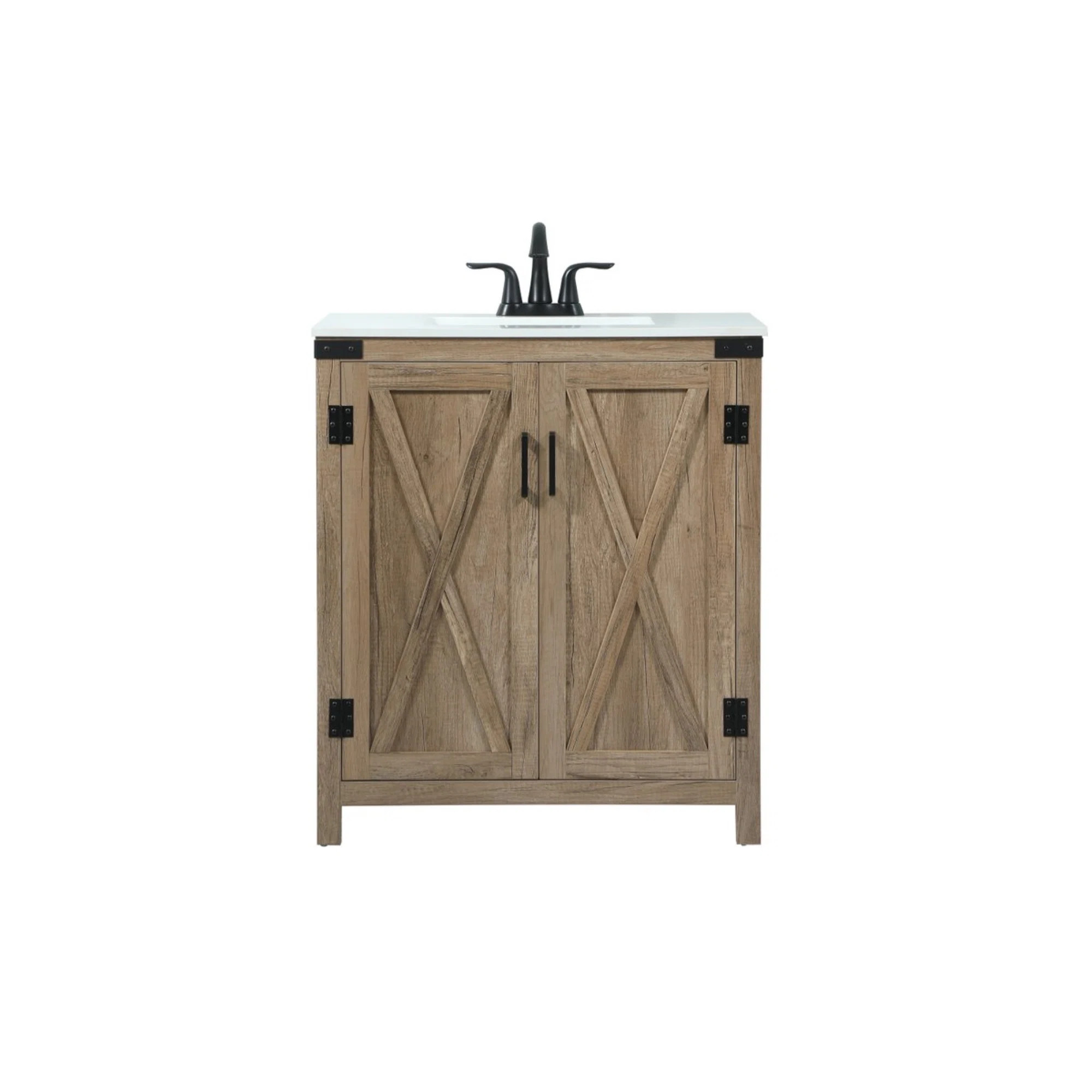 Slayton 30'' Single Bathroom Vanity with Engineered Marble Top | Wayfair North America
