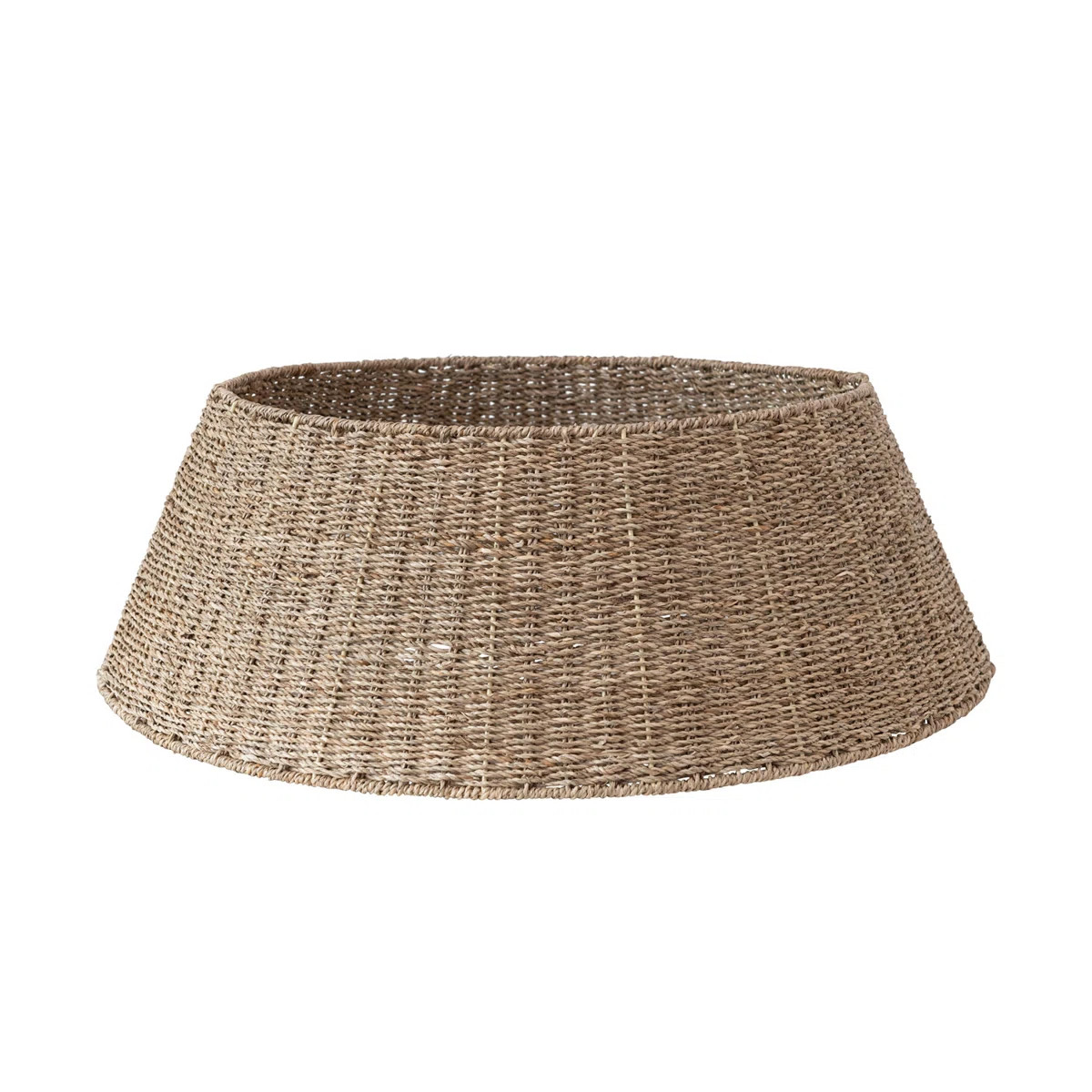Jerikka Solid Color Seagrass Tree Collar | Wayfair North America
