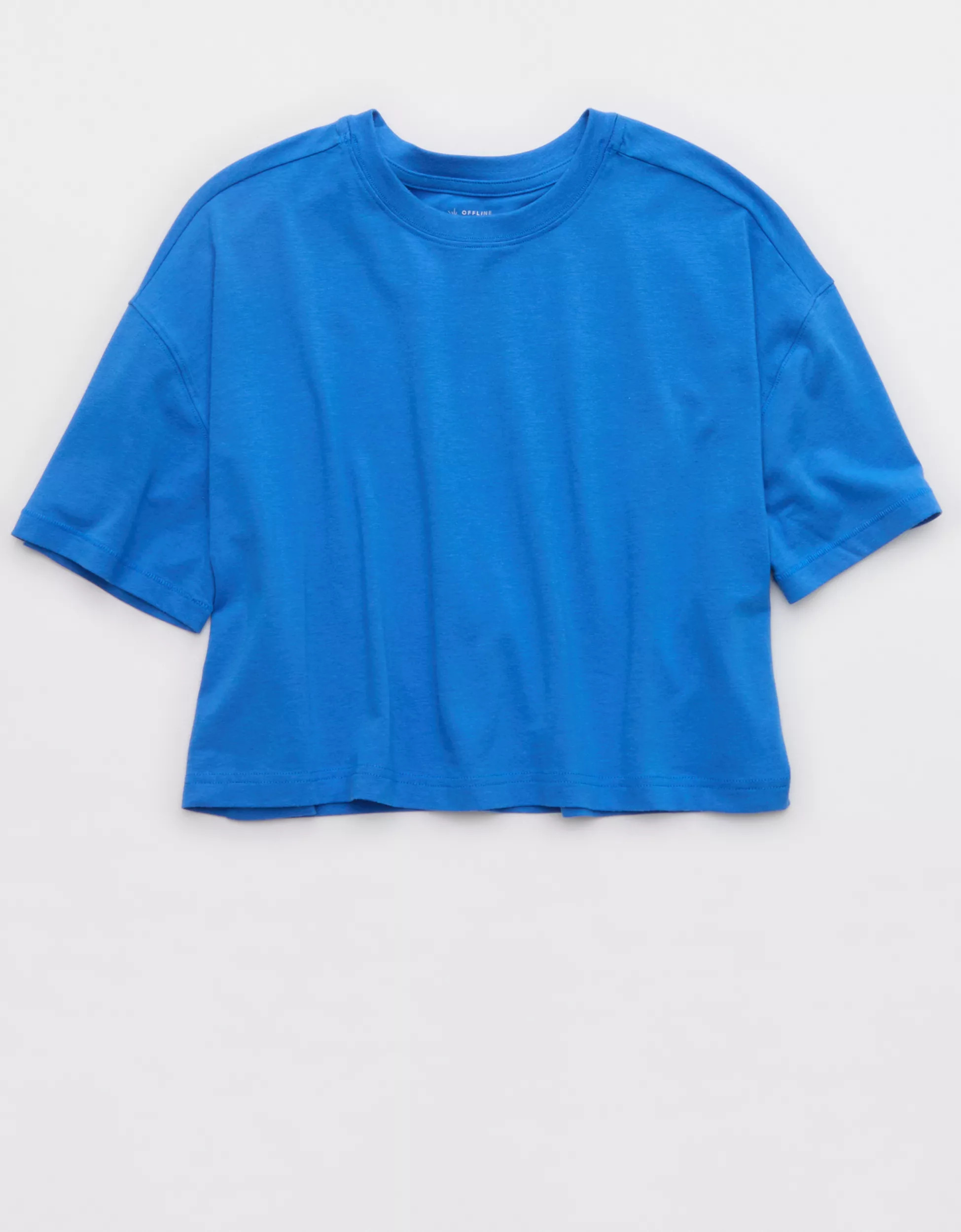 OFFLINE By Aerie Let's Stretch Cropped T-Shirt | Aerie