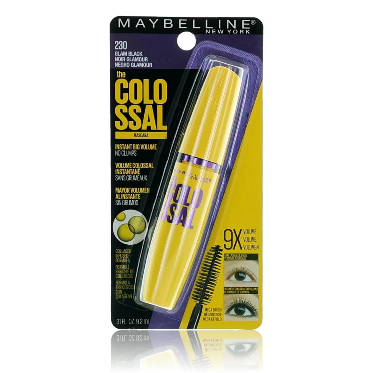 Maybelline The Colossal Mascara by Maybelline, 0.31oz Mascara - 230 Glam Black | Shop Simon