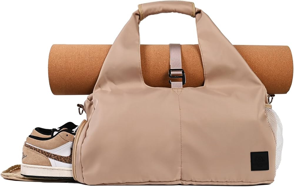 Yoga Bags for Women with Yoga Mat Bags Carrier Carryall Polyester Tote Bag for Pilates Shoulder f... | Amazon (US)