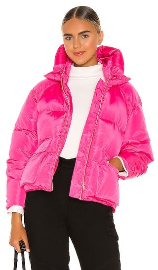 Pluto Puffer Jacket in Hot Pink | Revolve Clothing (Global)