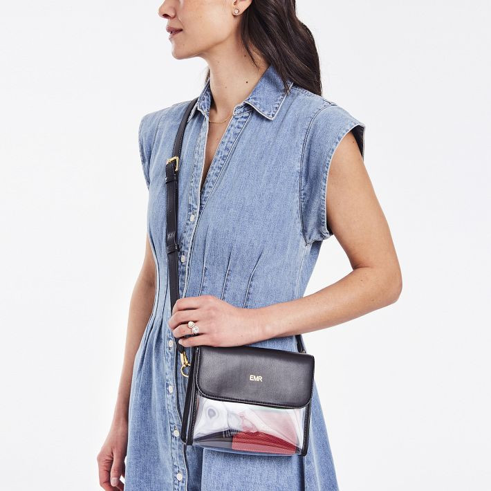 Clear Convertible Crossbody Bag | Mark and Graham