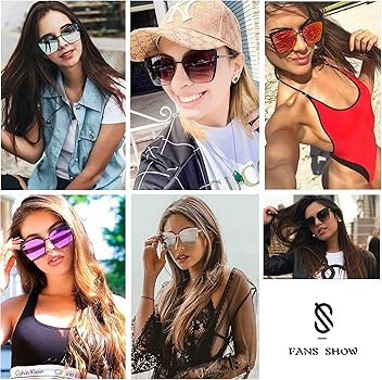SOJOS Cateye Sunglasses for Women Fashion Mirrored Lens Metal Frame SJ1086 | Amazon (US)