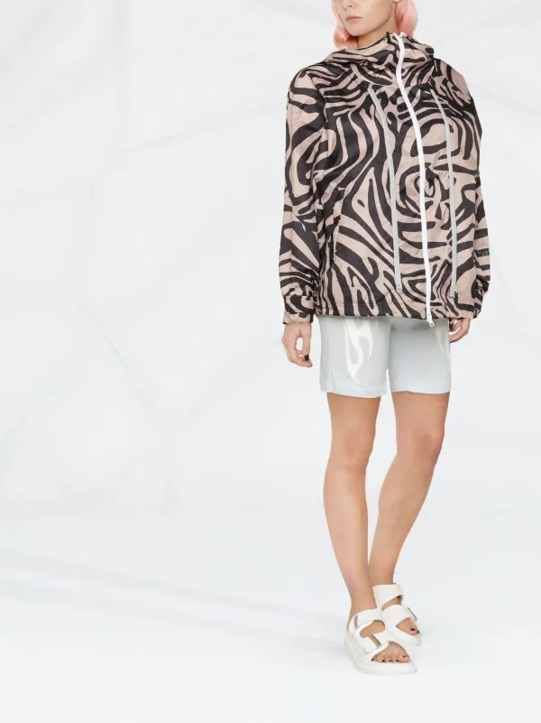 animal-print hooded windbreaker | Farfetch (RoW)