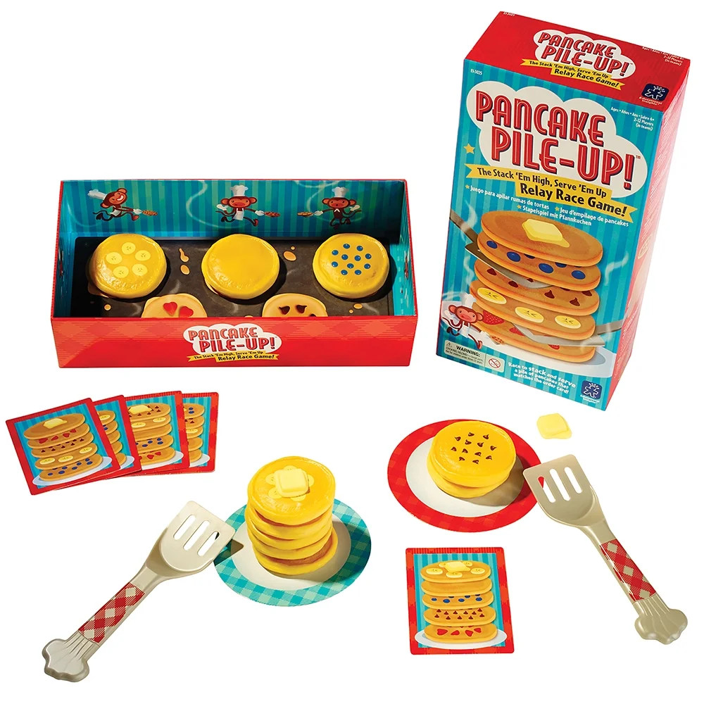 Educational Insights Pancake Pile-Up!, Sequence Relay Game: Preschool Game for Preschoolers & Tod... | Walmart (US)