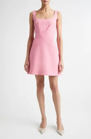 Larvall Wool Crepe Minidress | Nordstrom