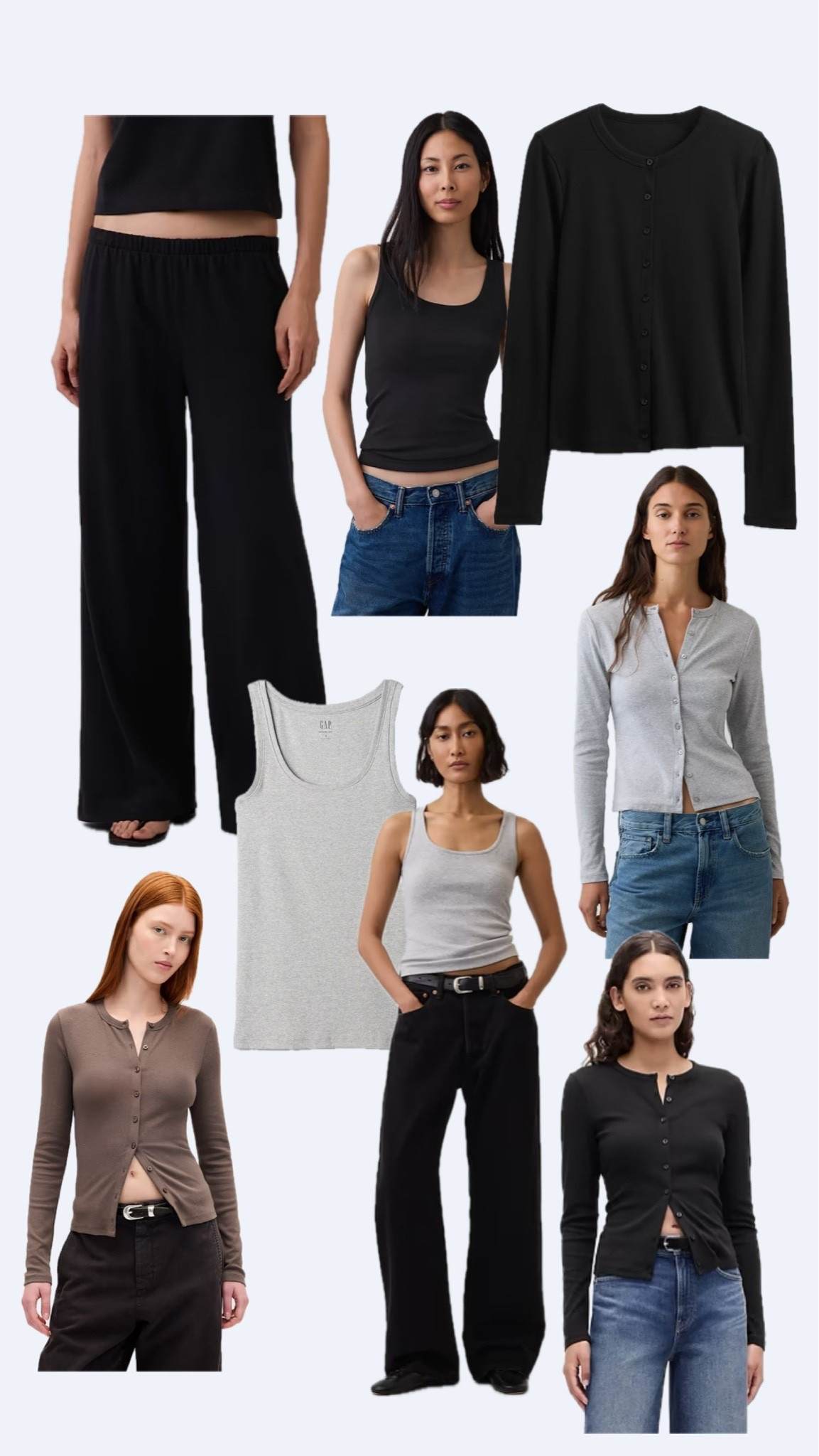 My recent basics GAP order! They’re having a huge sale right now