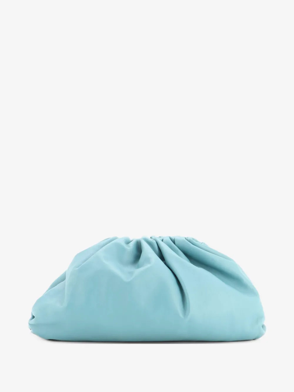 Bottega Veneta Pre-Owned The Pouch Leather clutch bag - Blue | Farfetch Global