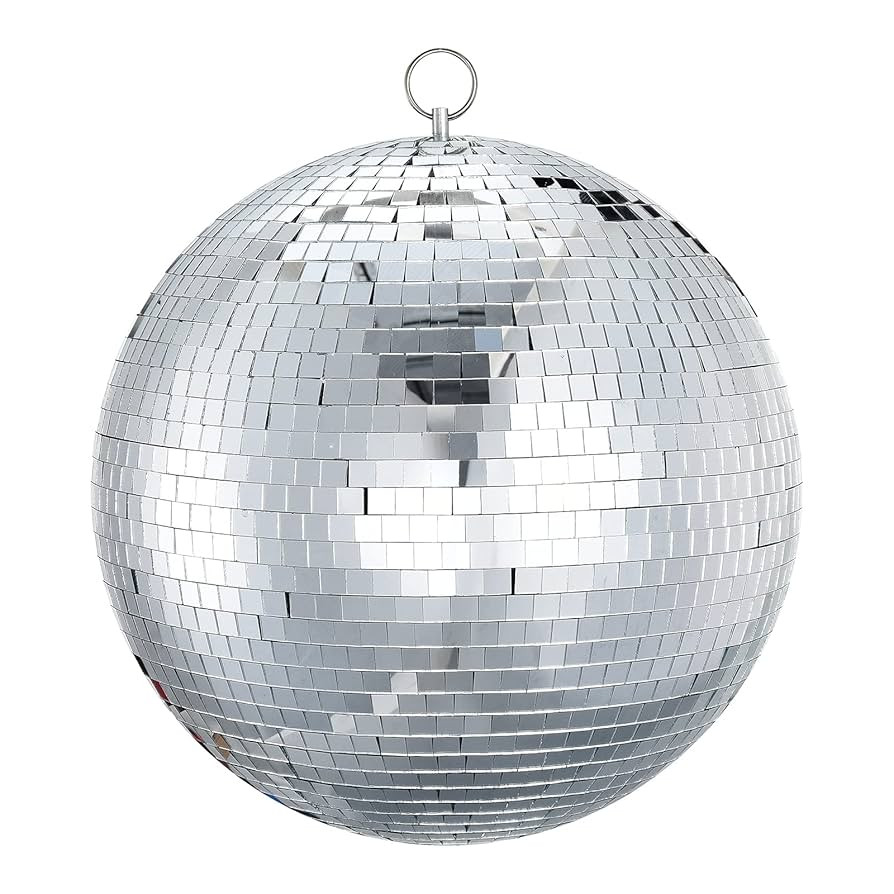 Large Disco Ball Disco Ball Decor Mirror Ball 16 inch Disco Ball Hanging Party Decration DJ Club ... | Amazon (US)