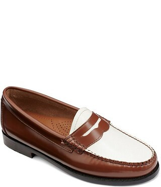 Women's Whitney Weejun Color Block Leather Loafers | Dillard's