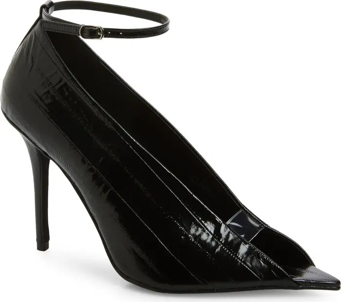 Jeffrey Campbell Inherit Ankle Strap Pointed Peep Toe Sandal (Women) | Nordstrom | Nordstrom