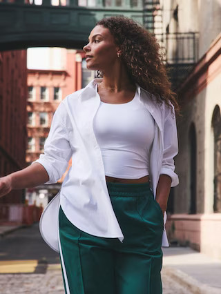 Midday Relaxed Poplin Shirt | Athleta