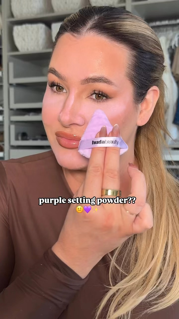 trying the new Huda beauty ube setting powder!! 💜

#LTKStyleTip #LTKBeauty