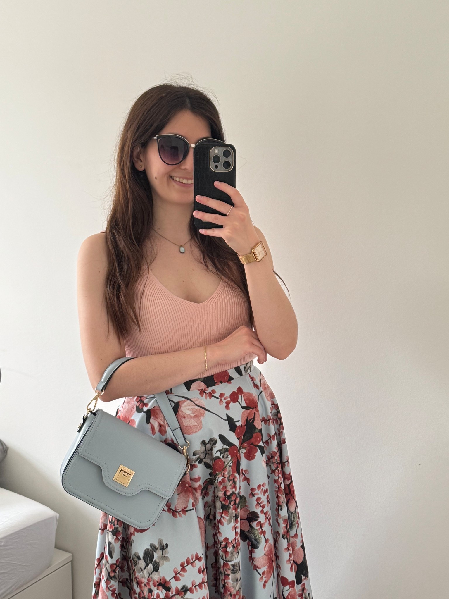 Accessory details of the 1st outfit I wore today ☺️ Gold and light blue were the colours I chose

#LTKeurope #LTKsummer #LTKpetite