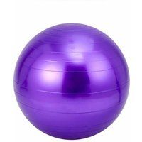 Ainpecca - Exercise Ball 75cm YogaBall Anti-Burst Swiss Pilates Fitness Pregnancy Gym Purple | ManoMano UK