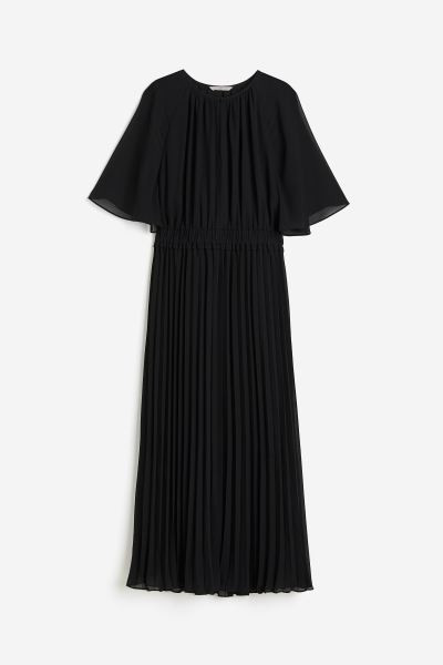 Plisséjurk van chiffon | H&M (DE, AT, CH, NL, FI)