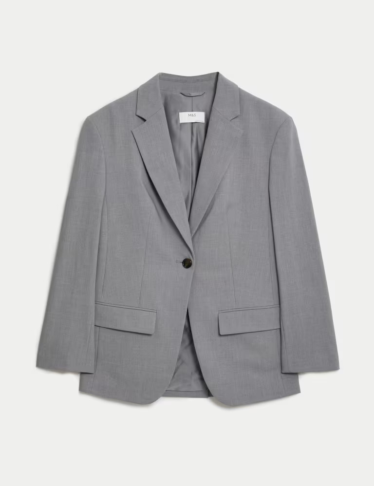 Oversized Single Breasted Blazer | Marks & Spencer (UK)