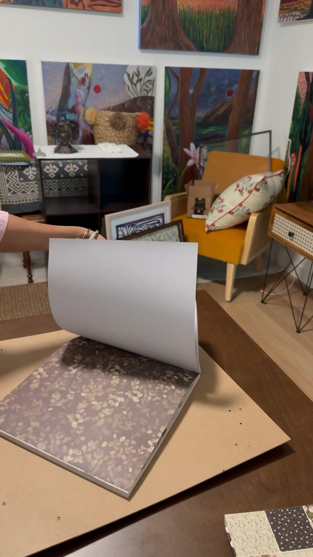 Finally added some new items in the wall. My art, Old frames, DIYs and a couple of new ones from @hobbylobby . Hobby Lobby has some different 12x12 picture books that are so beautiful and you can keep changing the pictures in ur frames as per season or mood. Each print has 3 pages. Here I have made a 16x16”  with three prints. The paper quality is great and so are the prints!. They have a ton of gorgeous prints! DM me for link. 

#LTKHome