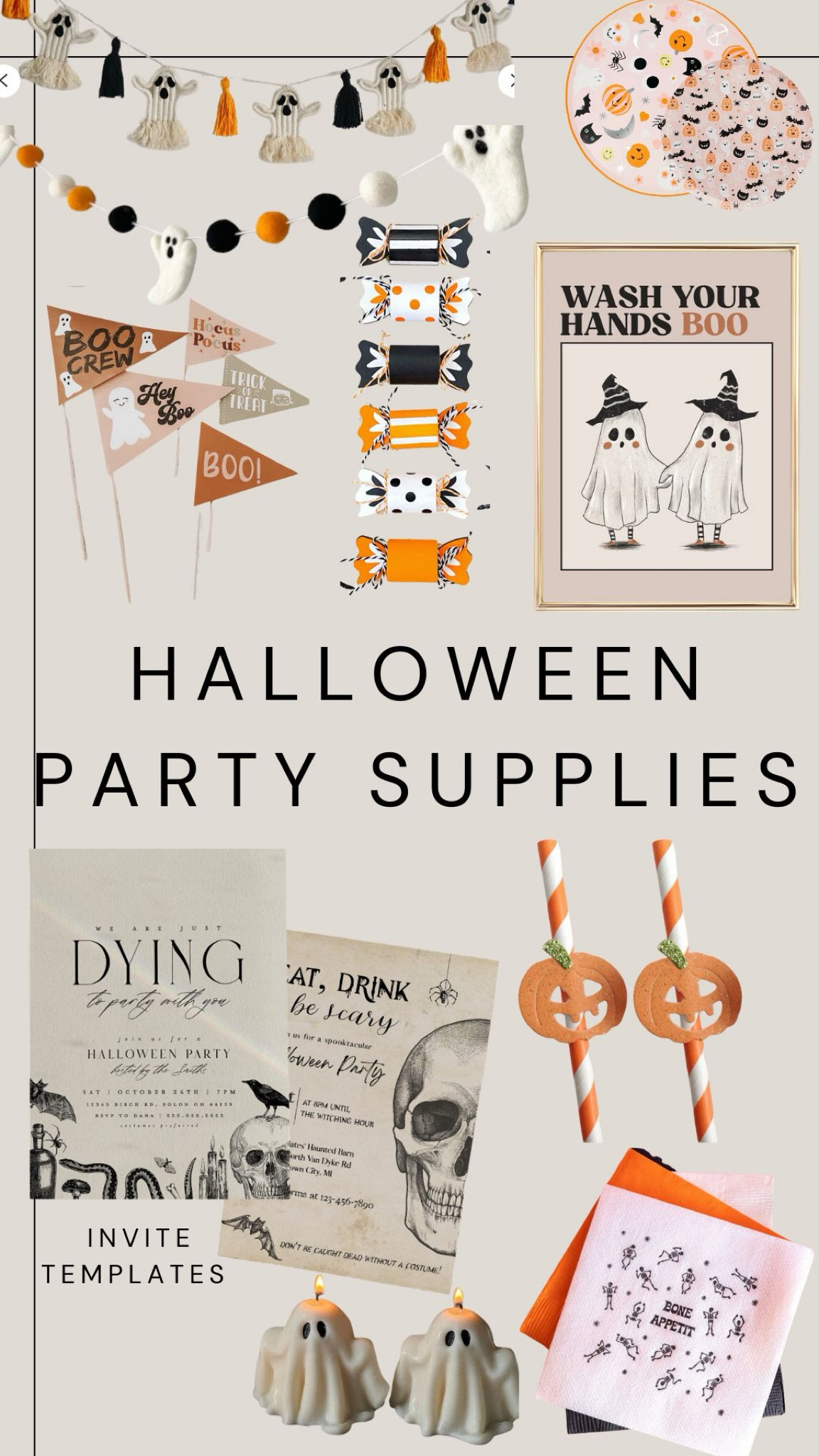 halloween party supplies !! 

#LTKHome #LTKSeasonal #LTKParties