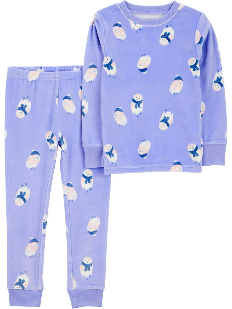 Carter's Child of Mine Conjunto de Pijama Acogedor para Niños Pequeños 2 Piezas, Tallas 12 M-5 ... | Walmart (US)