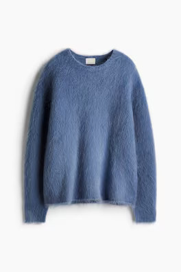 Oversized Mohair-Blend Sweater | H&M (US + CA)