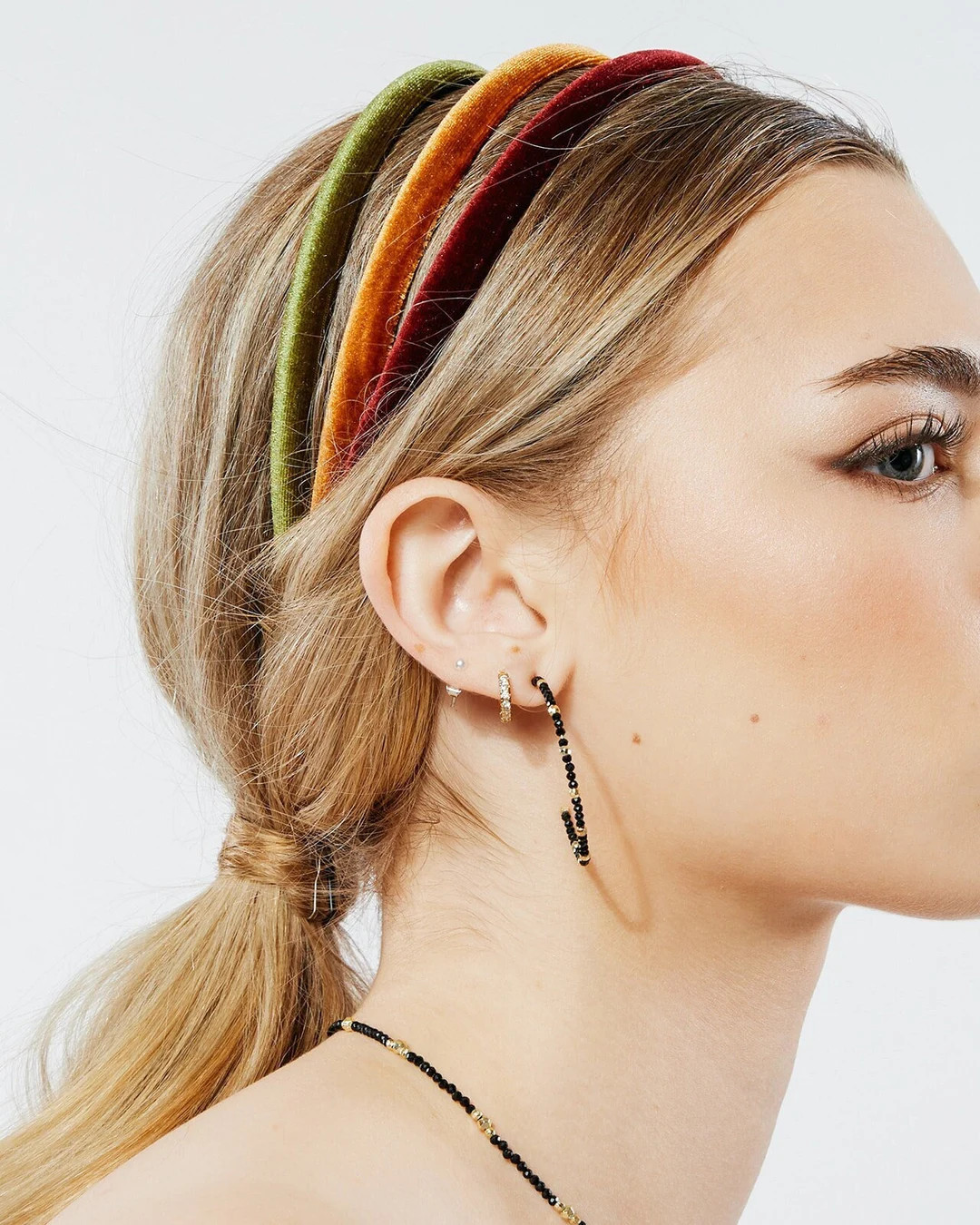 Rich Velour Skinny Headband | Thin and Flexible | Comfortable | Luxury Designer Headband | Made t... | Etsy (US)