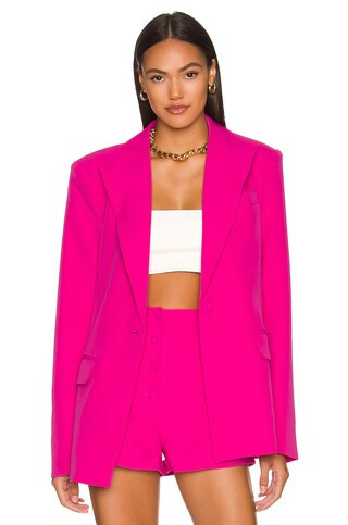 Camila Coelho Morena Blazer in Fuchsia from Revolve.com | Revolve Clothing (Global)