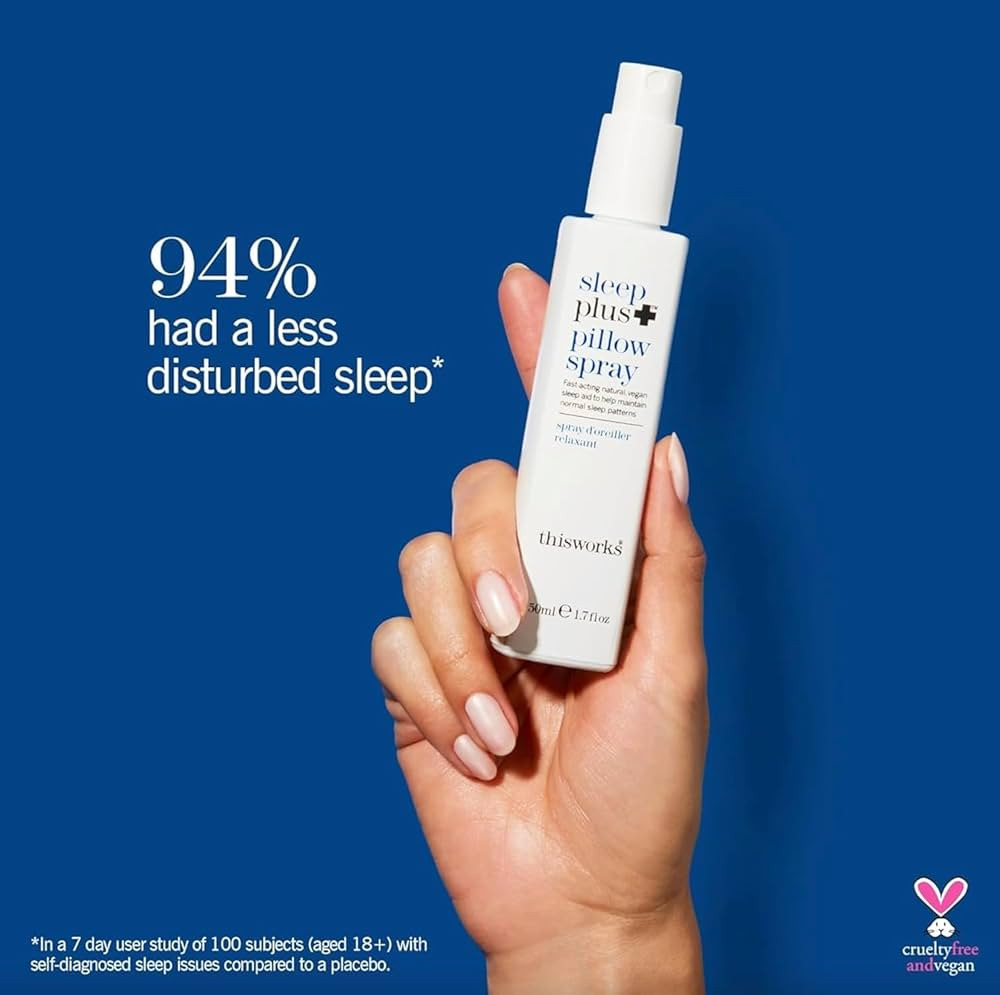 This Works Sleep Plus Pillow Spray, 50 ml - Motion-Activated Sleep Spray Infused with Lavender, C... | Amazon (US)