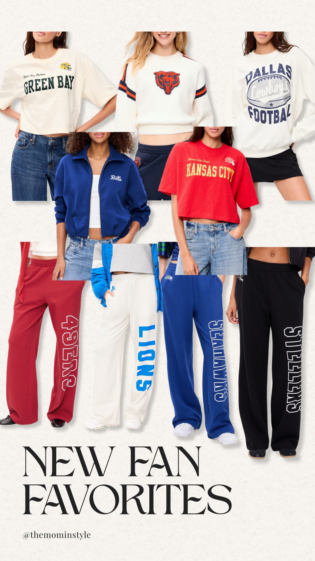 Game day new arrivals from Old Navy. Loving these new fan favorites for showing up in team spirit without sacrificing your style.

game day outfits, football fashion, college football outfits, NFL fashion, game day style, football fan outfits, sports mom style, fall fashion, TheMomInStyle 

 #LTKootd #LTKSeasonal #LTKOver40