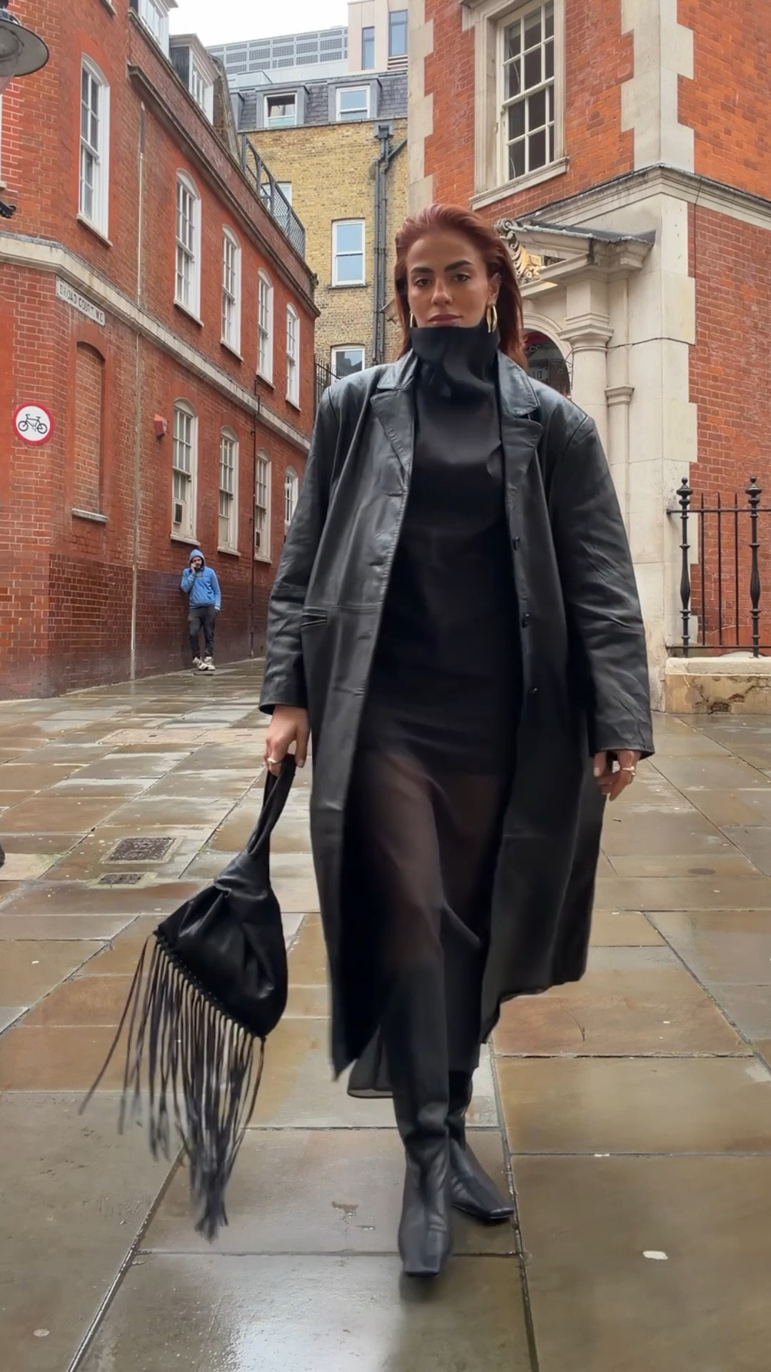 An all black outfit for London Fashion Week 

#LTKuk #LTKpartywear #LTKFashionMonth
