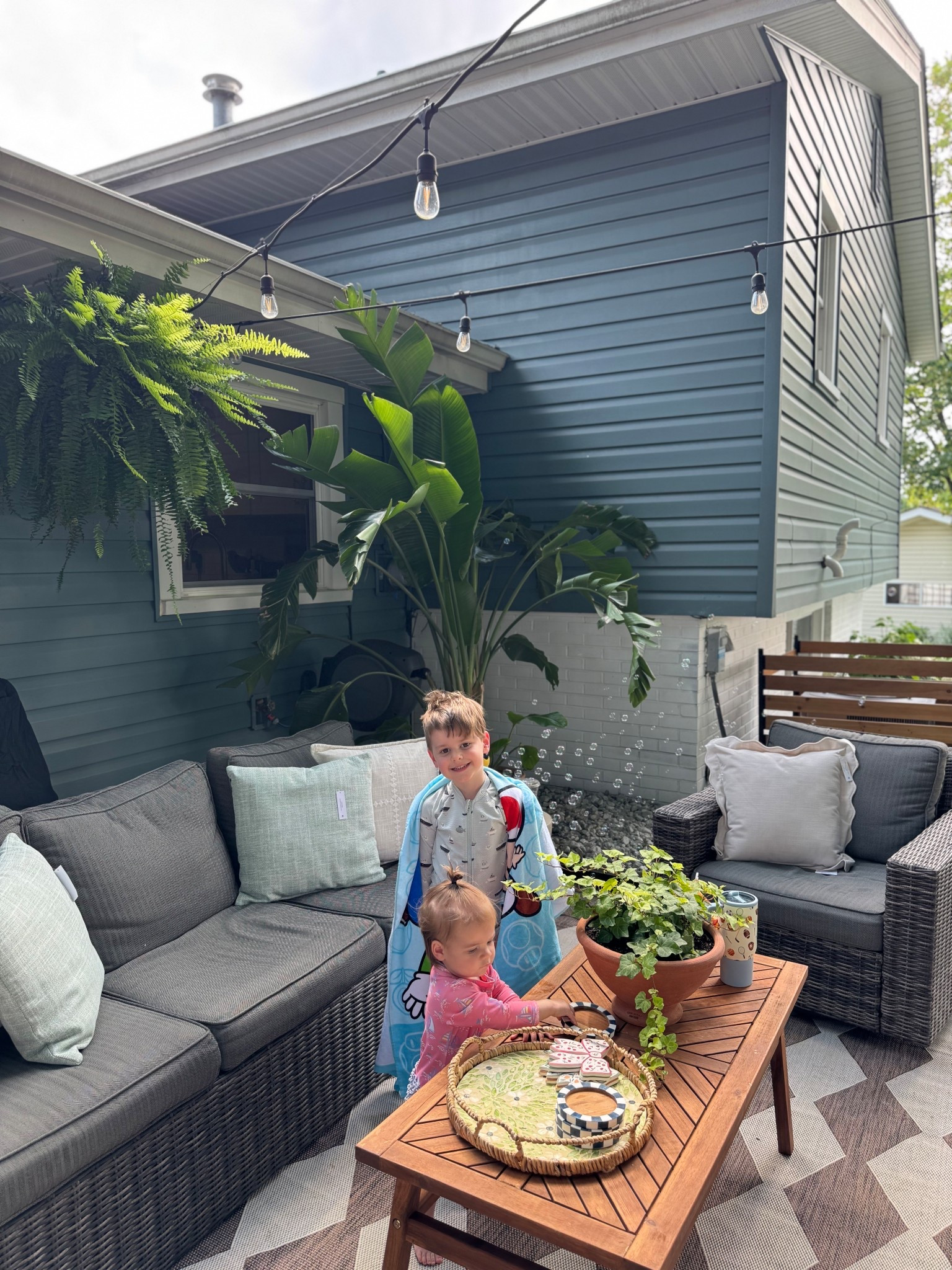 Will link what I can from our patio! Furniture is 5 years old and no longer sold, but I’ll link similar! 🤍🤍

Patio furniture, outdoor furniture, outdoor dining, outdoor table, outdoor pillows 

#LTKSeasonal #LTKHome #LTKSaleAlert