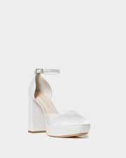 Selina Cream Closed-Toe Platform | Loeffler Randall