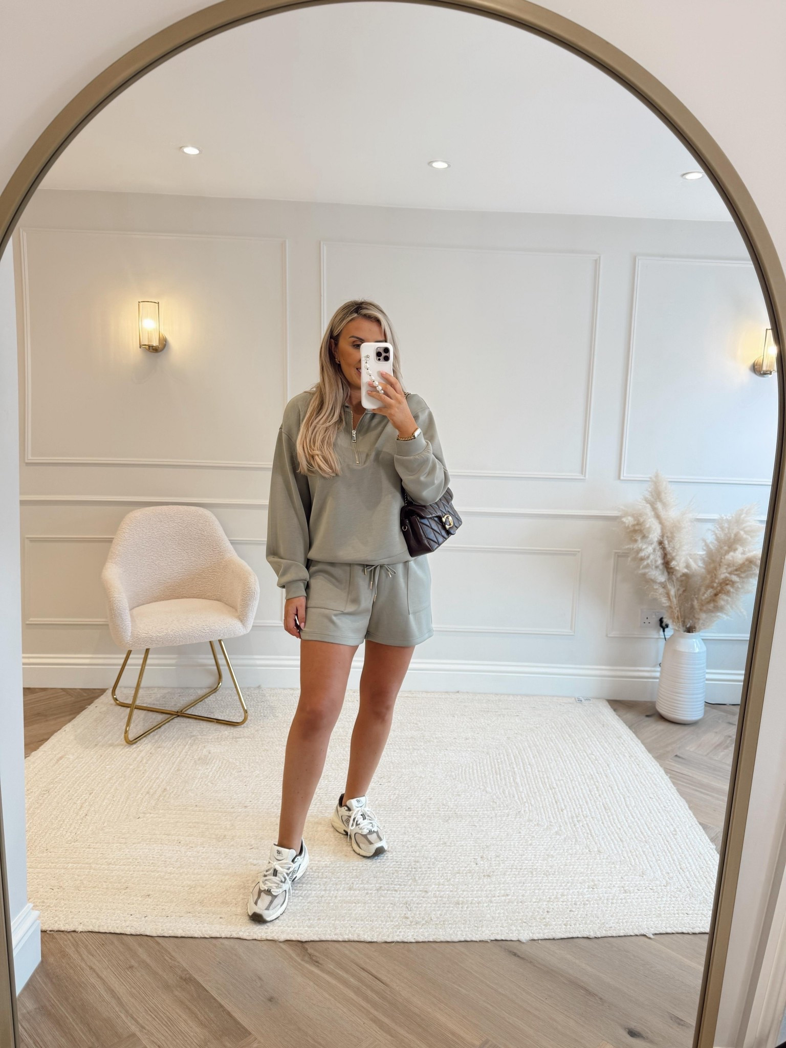 The most perfect chunk-on, comfy set for spring 🫶🏼

Matching set, co-ord, tracksuit, shorts co-ord, olive green, sage green 

#LTKstyletip #LTKuk #LTKspring