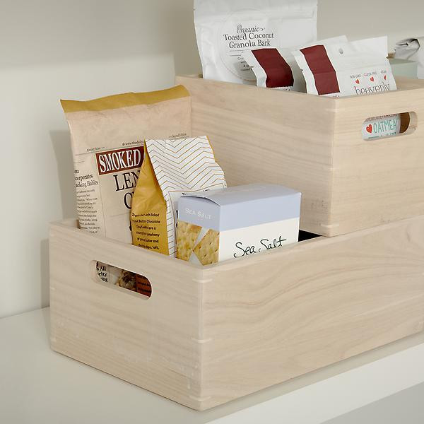 THE HOME EDIT Large Wooden All-Purpose OnyxSKU:100844653.84 ReviewsWrite a Review67% of responden... | The Container Store