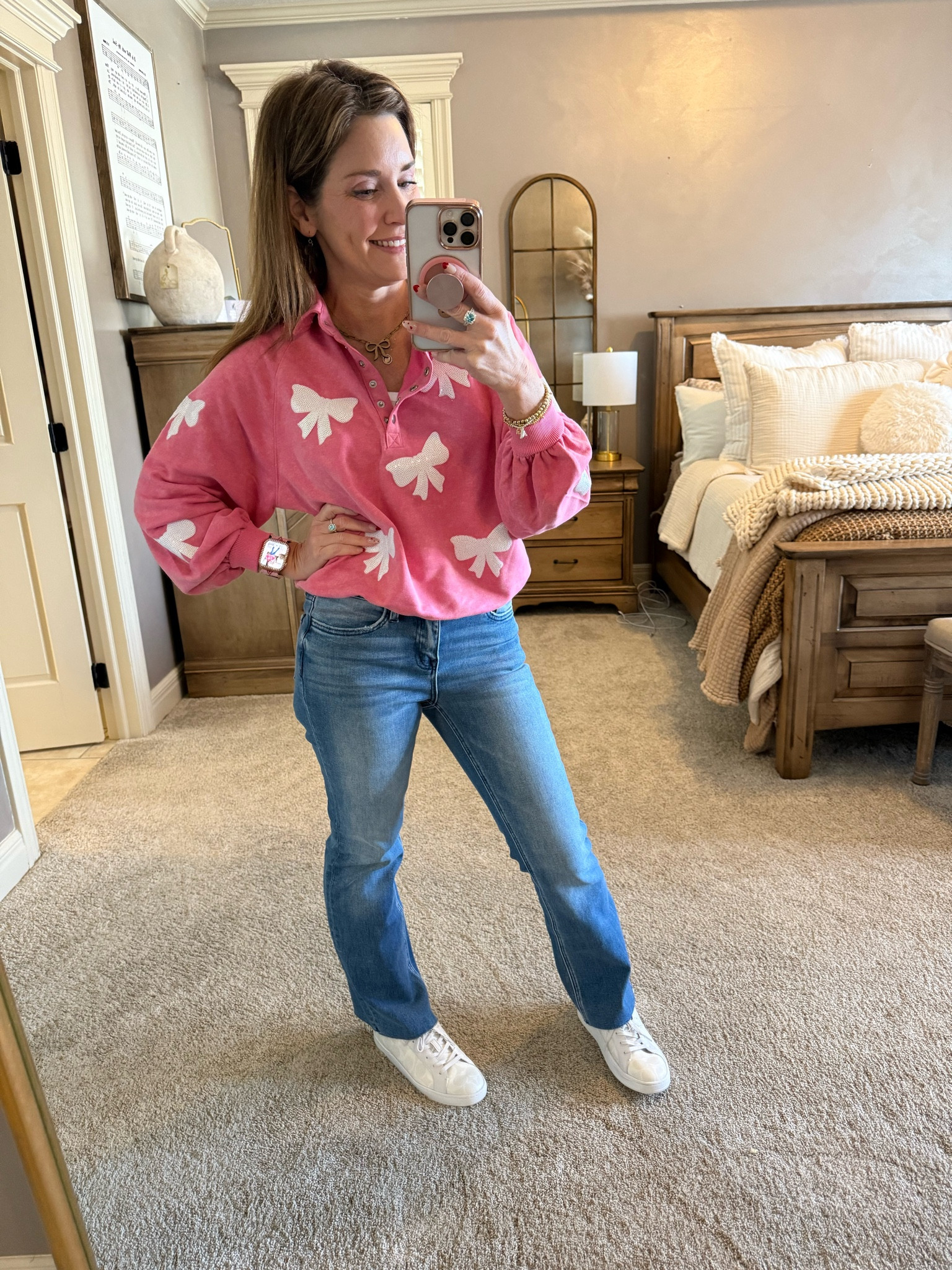 🎀🎀🎀pullover is so fun 

Wearing a small and 2 in jeans 

#LTKStyleTip #LTKFindsUnder100 #LTKFindsUnder50