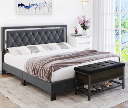 Huge sale on beautiful bed frame!

#bedframe #headboard #bedding #furniture #bedroomfurniture #furnituresale #walmartfinds

#LTKFind #LTKhome #LTKsalealert