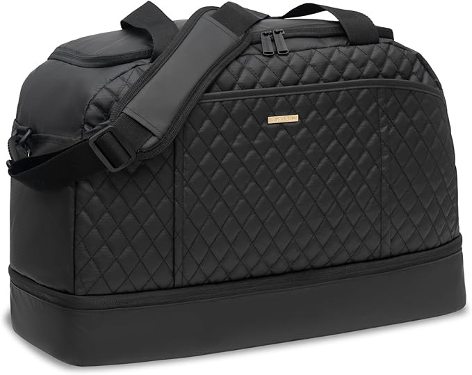 EVERFUN Gym Bag for Men and Women, Duffle Tote with Shoe Compartment and Wet Pocket for Travel, S... | Amazon (US)