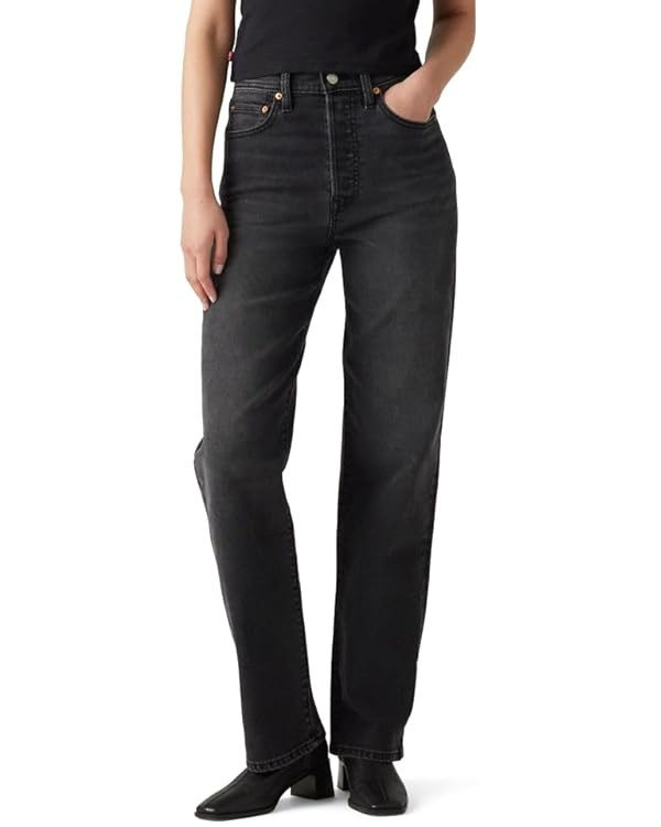 Levi's Womens Ribcage Straight Full Length Jeans | Amazon (US)