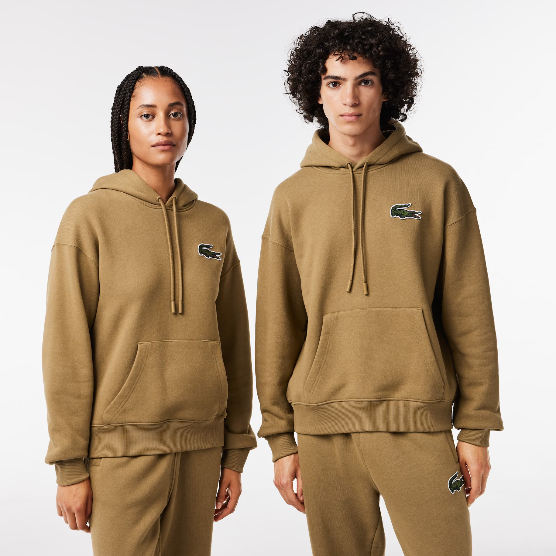 Unisex Loose Fit Organic Cotton Hoodie | Lacoste (US)