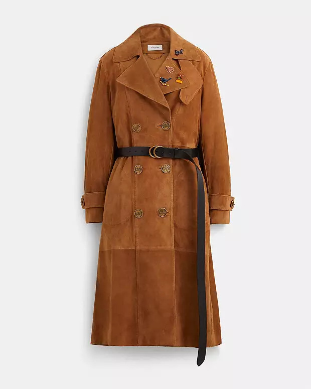 Upcrafted Suede Trench Coat | Coach (US)