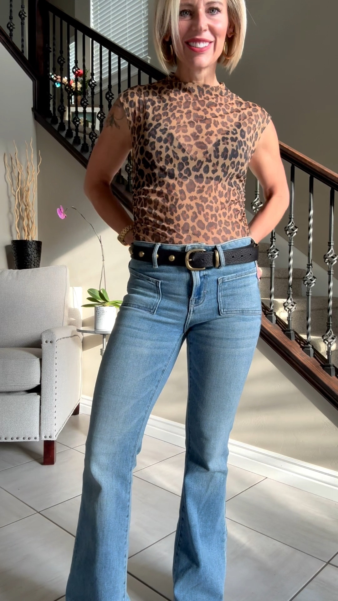 You can never go wrong with a little animal print 🐆✨my jeans and top are both on sale right now! 

#LTKSaleAlert