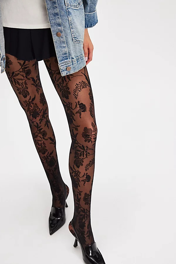 Prairie Lace Tights | Free People (Global - UK&FR Excluded)