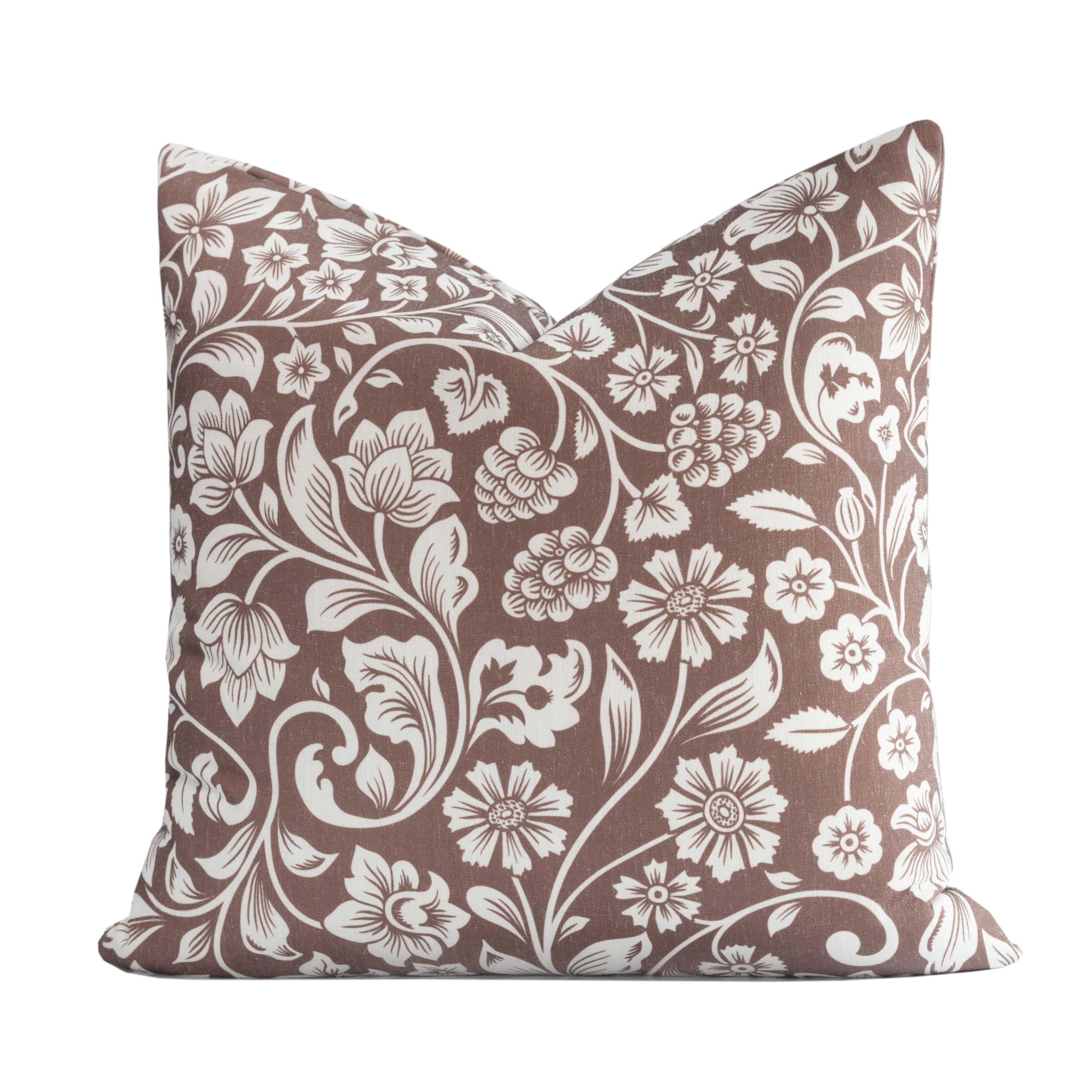 Crumbs Home Modern Farmhouse Fall Linen Indoor Outdoor Throw Pillow Cover Only, 22"x22" Water Rep... | Amazon (US)