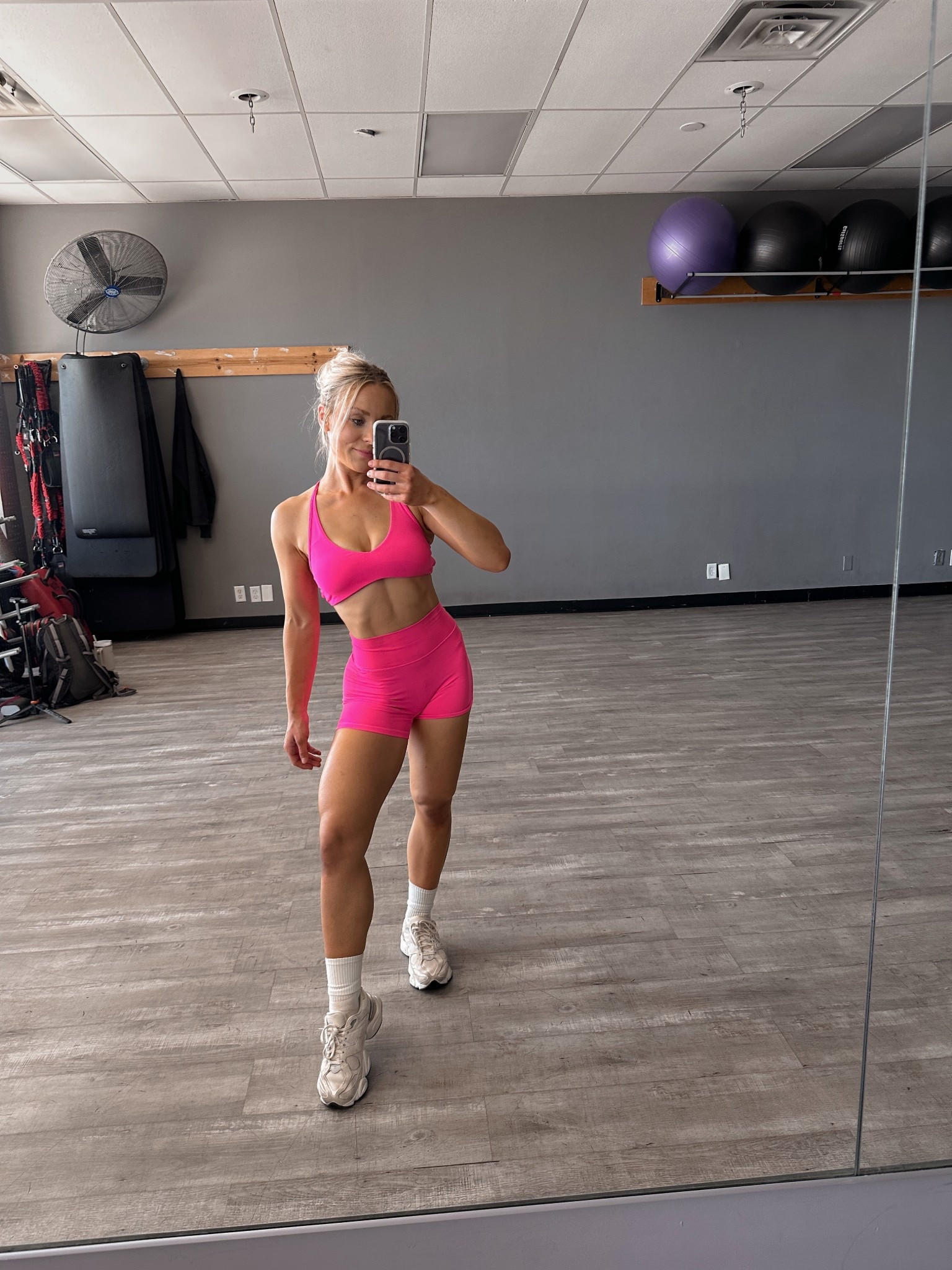 The cutest workout set from P’tula. Straps are adjustable for a custom fit. Plenty of support for a 32DD. Wearing the 4” shorts! Size small in both. New colors launching tomorrow! Code MOLLY10 will save! 🩷 

#workoutset #activewear #workoutbra #strappybra

#LTKSeasonal #LTKActive #LTKFindsUnder50