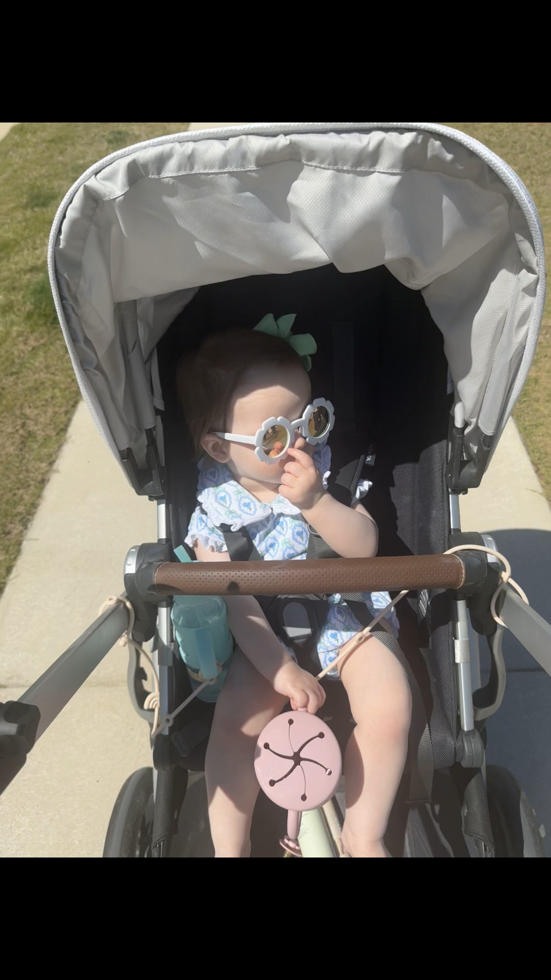 Girl walk necessities with my littlest love! Snacks, sunnies, and sunscreen 😎 these little silicone straps are perfect for toys, snacks, bottles, etc

#LTKKids #LTKBaby #LTKFamily