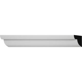 2258 13/32 in. D x 1/2 in. W x 8 ft. L PVC Composite White Exterior Bead Molding | The Home Depot
